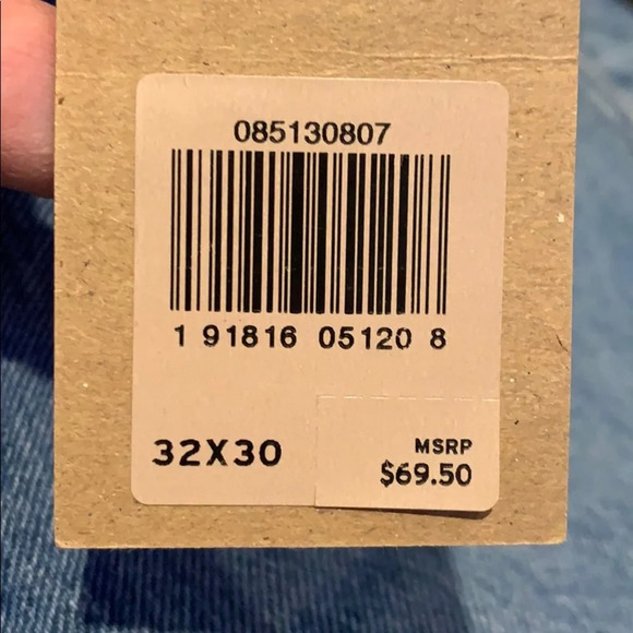 NEW Levis 513 Slim Straight Distressed Jeans 32/30 - Picture 8 of 8